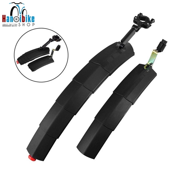 Chắn bùn xe đạp rút loại có đèn hãng Retrospec