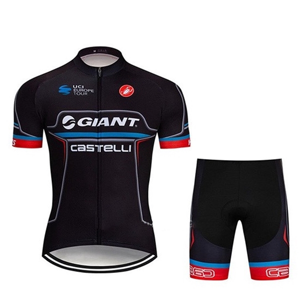 Bộ quần áo ngắn đạp xe đội tuyển Giant Castelli