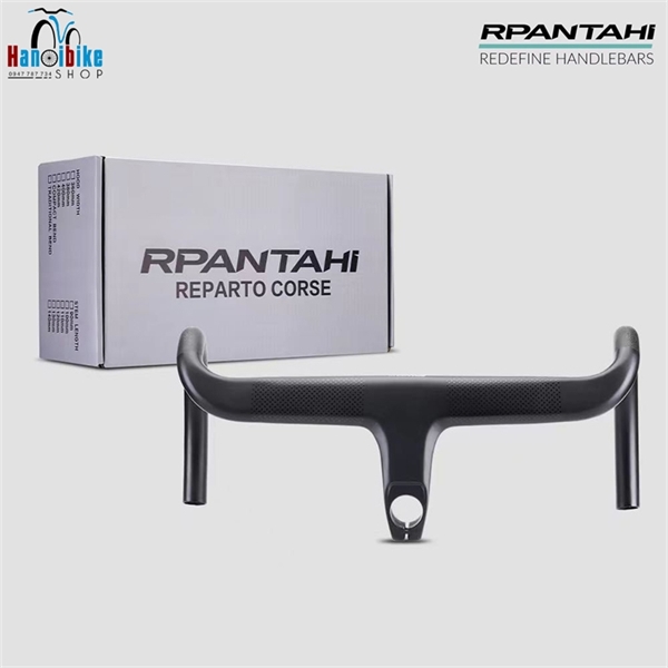 Ghi đông cong xe đạp liền potang carbon Rpantahi