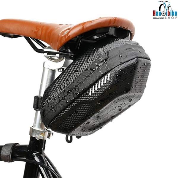 Túi gắn cọc yên xe đạp cứng chống nước cực tốt