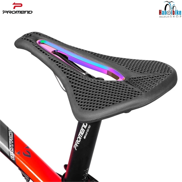 Yên xe đạp Promend rãnh giữa sắc màu bề mặt công nghệ in 3D